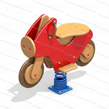 Качалка на пружине Мотоцикл