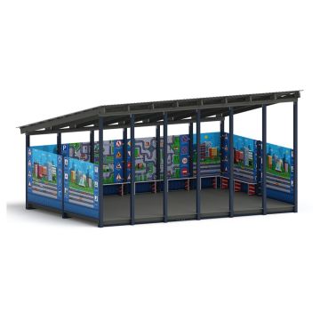 Теневой навес ДПС №15 24 м2