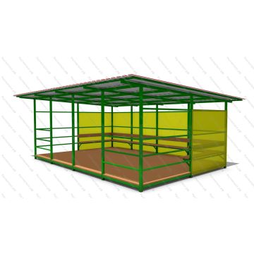 Теневой навес №8    24 м2