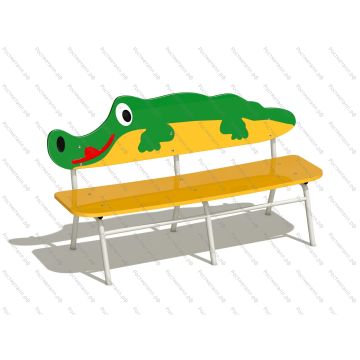 Скамейка детская Крокодил