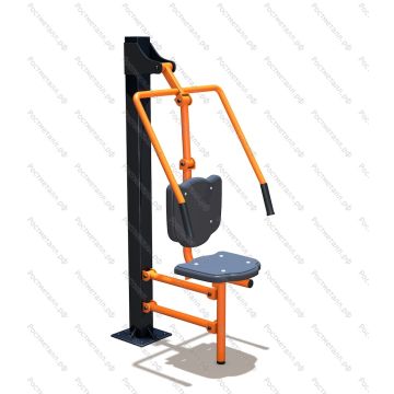 Тренажер уличный Жим от груди одинарный КВ