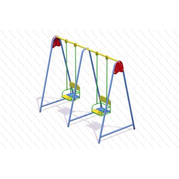 Качели Двойные ⌀32 на жестком подвесе для личного пользования