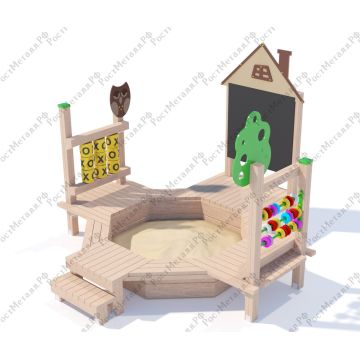 ДИК Песочный дворик Знайка ЭКО Вуд  КБ