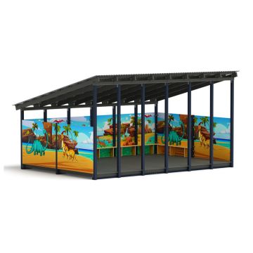 Теневой навес Дино №14 24 м2