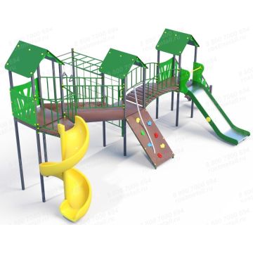 ДИК Дворик детства с винтовой горкой