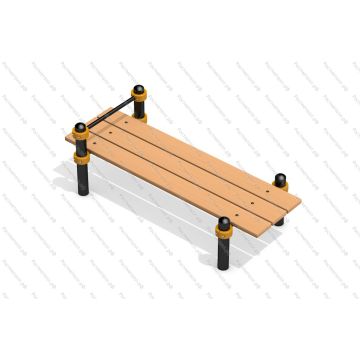 Скамья с упором