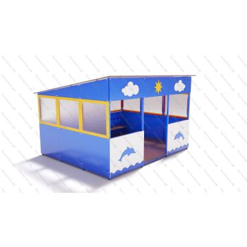 Теневой навес игровой Дельфин Панорама 20 м2