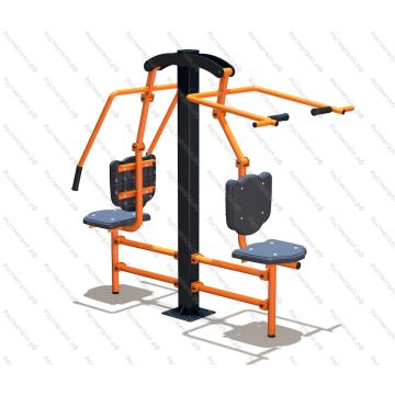 Тренажер уличный Жим от груди + верхняя тяга КВ