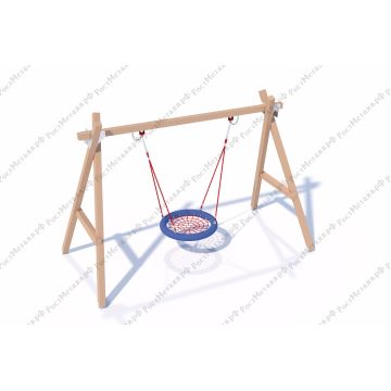 Качели Одинарные КБ Эко Гнездо Гнездо усил