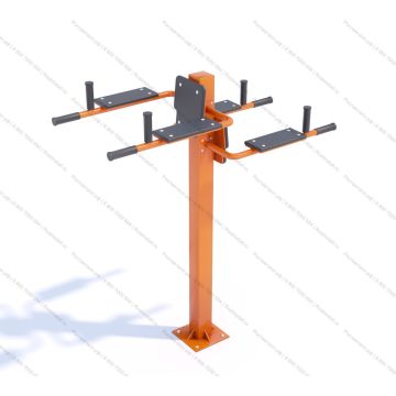 Тренажер уличный Брусья-пресс КВ