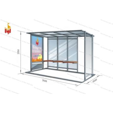 Автобусная остановка Белгород 3,5м монолит