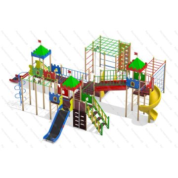 ДИК Волшебный дворик с винтовой горкой