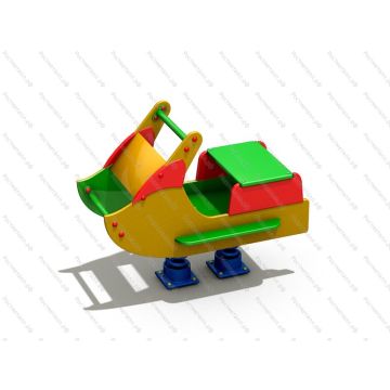 Качалка на пружине Катер