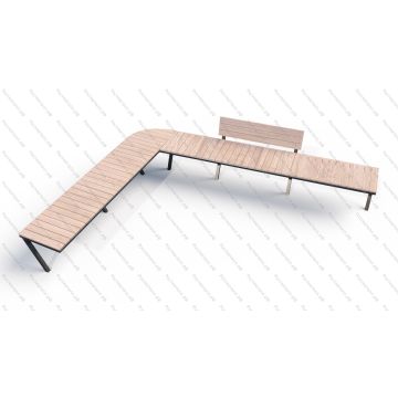 Скамья парковая тип 7