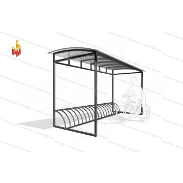 Велопарковка с навесом