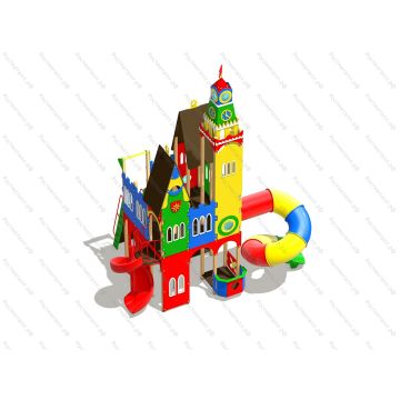 ДИК Сказочный замок с винтовой горкой