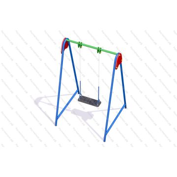 Качели Одинарные ⌀32 без спинки на цепях