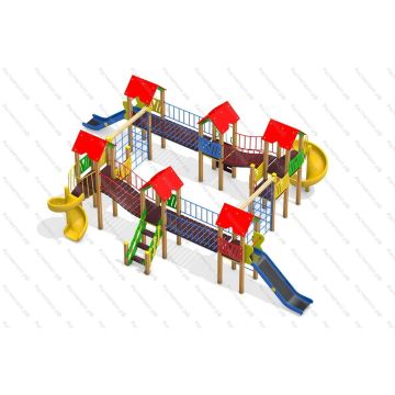 ДИК Сказочный лес КБ с винтовой горкой