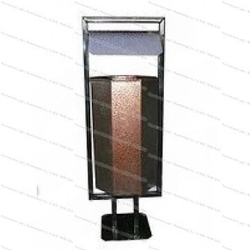 Урна Классика 20л с крышкой бронза