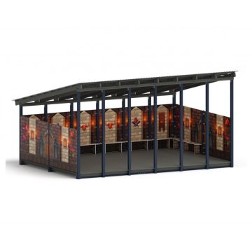 Теневой навес Замок №16 24 м2