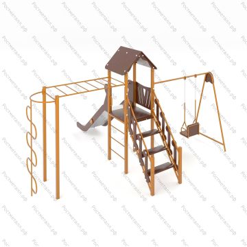 ДИК Австрия 03 ЭКО с качелями и рукоходом