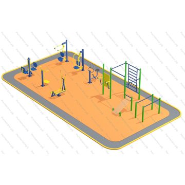 Комплект тренажеров с воркаутом