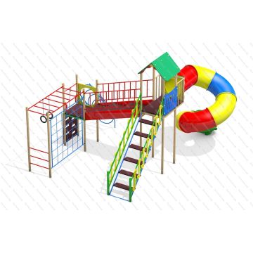 ДИК Камикадзе с винтовой горкой металл и КБ