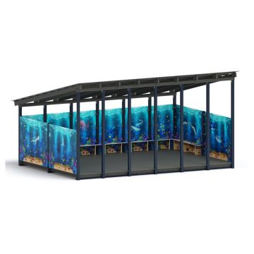 Теневой навес Морской №12 24 м2