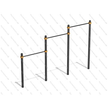 Тройной каскад турников