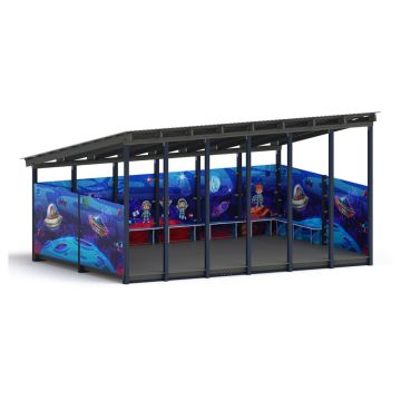 Теневой навес Космос №11 24 м2