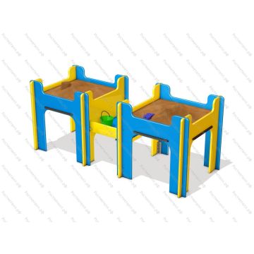 Столик-песочница двойная