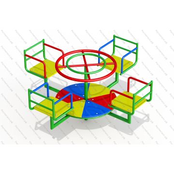 Детская карусель Кватро (четырехместная)