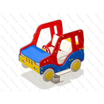 Качалка на пружине Машинка