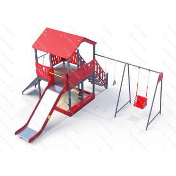 ДИК Форт Боярд с качелями