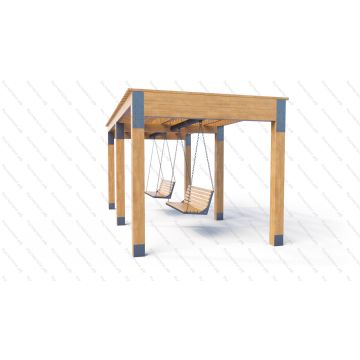 Навес Пергола с качелями Орион
