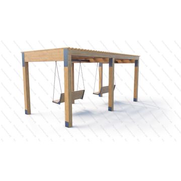 Навес Пергола с качелями Орион