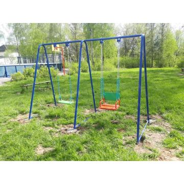 Качели Двойные ⌀32 Микс на цепях