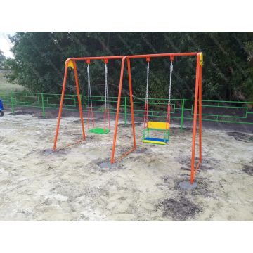 Качели Двойные ⌀32 Микс на цепях