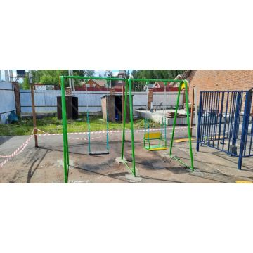 Качели Двойные ⌀32 Микс на цепях