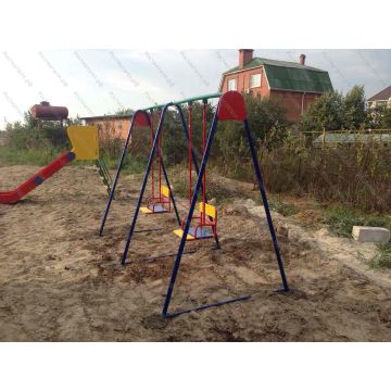 Качели Двойные ⌀32 на жестком подвесе для личного пользования