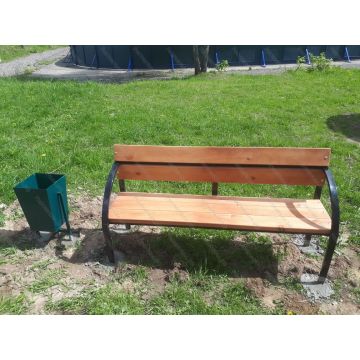 Скамейка - Диван со спинкой