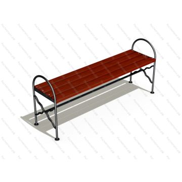 Скамейка парковая Рассвет без спинки