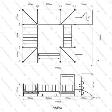 Детский спортивный комплекс Айсберг