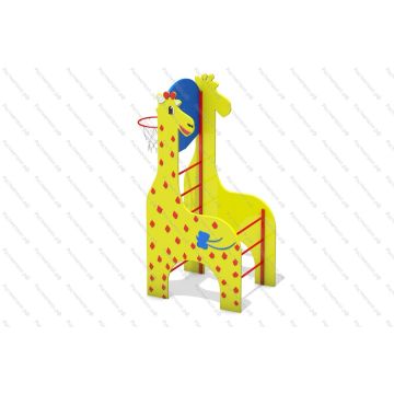 Шведская стенка Жираф с баскетбольным кольцом