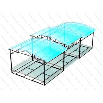 Теневой навес для уличных тренажеров 02