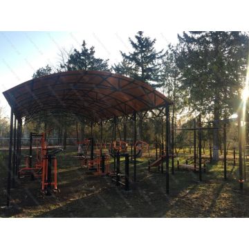 Теневой навес для уличных тренажеров 03