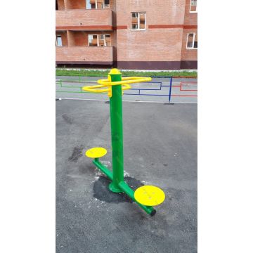 Тренажер уличный усиленный Диск двухместный