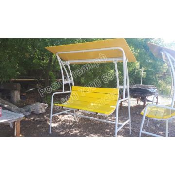 Садовые качели - диван с навесом