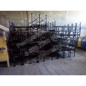 Скамейка парковая Рассвет без спинки