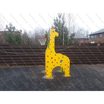Шведская стенка Жираф с баскетбольным кольцом